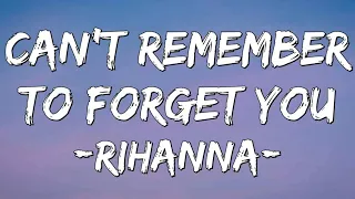 Shakira - Can't Remember to Forget You Lyrics ft  Rihanna - lyrics 1 hour