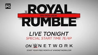 Don't miss WWE Royal Rumble 2017 - Live tonight