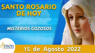 Santo Rosario de Hoy Lunes 15 de Agosto 2022 l Misterios Gozosos l Padre Carlos Yepes