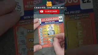 Win Win 🍀 £2 UK Scratch Card 🤞 National Lottery Scratch Cards UK 🍀 Chasing The Big Win 👍