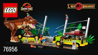 LEGO® Jurassic Park | T. rex Breakout (76956)[1212 pcs] Building Instructions | Top Brick Builder