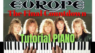 COMO TOCAR - The Final Countdown EUROPE - PIANO tutorial