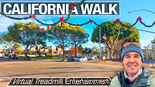 California Walking Tour - El Segundo Virtual Treadmill Video - 4k City Walks