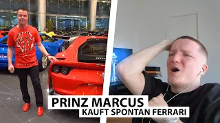 Justin reagiert auf "Prinz Marcus kauft 300.000€ Ferrari" | Reaktion