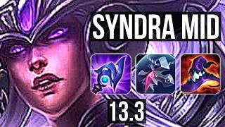 SYNDRA vs SYLAS (MID) | Rank 2 Syndra, Rank 5, Dominating | EUW Challenger | 13.3