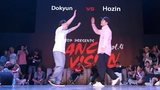 Dokyun vs Hozin -  Dance Vision vol 4 Popping Best 8