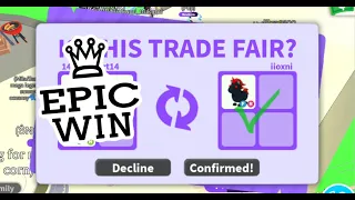 I JUST GAVE A RANDOM OFFER FOR EVIL UNICORN 🤯 & THEY ACCEPTED! 😱😲 *BIG WIN* Adopt Me - Roblox