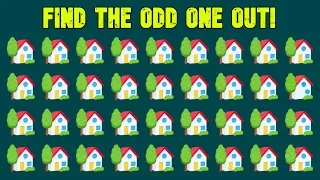Genius Can Find Odd Emoji Out || Odd One Out