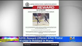 $20,000 Reward Offered For Information On Armed Robbery Of Postal Workers In Miami