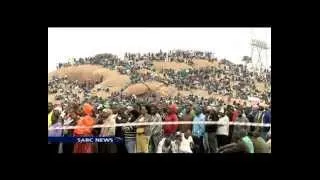 Tears flowed as tribute were paid to the Marikana victims