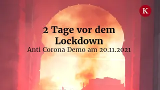 Zwei Tage vor dem Lockdown - Anti-Corona-Demo 20.11.2021
