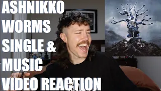 ASHNIKKO - WORMS SINGLE & MUSIC VIDEO REACTION
