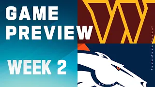 Washington Commanders vs. Denver Broncos | 2023 Week 2 Game Preview