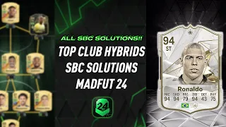 TOP CLUB HYBRIDS | ALL 8 SBCS | (Easiest Way Possible) | MadFUT 24