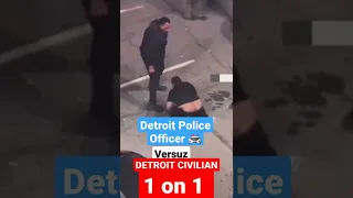 Detroit Police Officer Versuz Detroit Civilian In A 1 on 1 Fight ! Who Do You Think Won!