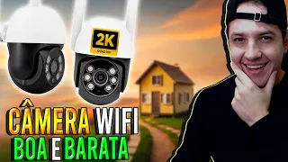 Câmera IP EKAZA 2K WIFI - BOA e BARATA em 2023