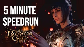 Baldur's Gate 3 Any% Speedrun in 5:39 (Former World Record)