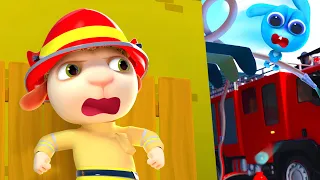 Firefighter and Crazy Rabbits | Funny Animated Cartoon for Kids | Dolly and Friends 3D