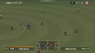 FASTEST GOAL IN PES 6: ADRIANO'S AMAZING LONG SHOT