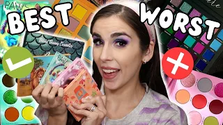 RANKING THE LAST 5 PALETTES I TRIED FROM WORST TO BEST! Palette Palooza Countdown Review 2023