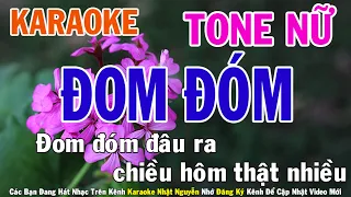 Đom Đóm Karaoke Tone Nữ Nhạc Sống - Phối Mới Dễ Hát - Nhật Nguyễn