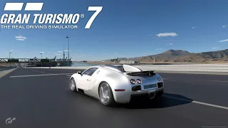 (PS5 4K) Gran Turismo 7 || BUGATTI VEYRON  Top Speed Test
