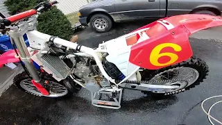 1994 CR250 - Cleaning a 30 year old dirt bike