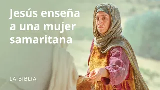 Jesús enseña a una mujer samaritana