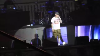 Eminem en Argentina: "Es nuestra primera vez acá y ahora no queremos volver a casa"