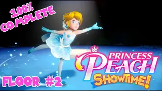 Princess Peach Showtime! 100% Full Walkthrough w/ Timestamps! Floor 2!