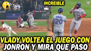 Perdiendo Vladimir Guerrero Jr Se CALIENTA y VOLTEA El JUEGO con Enorme Jonron y MIRA QUE PASO | MLB