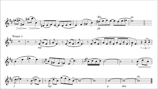 Flute Play-Along - Gershwin Prelude no 2 - with sheet music