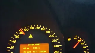 Mercedes C 200 Kompressor Sport Coupe '02 - Acceleration