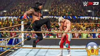 WWE 2K23 - Roman Reigns vs Cody Rhodes Gameplay - Legend Difficulty