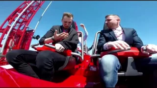 Bird Crashes Into Man's Face On Roller Coaster