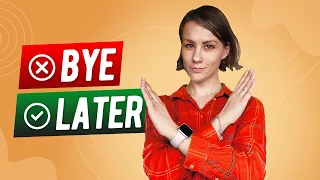 ХВАТИТ говорить GOODBYE! *учи английские слова быстро с LinguaTrip TV*