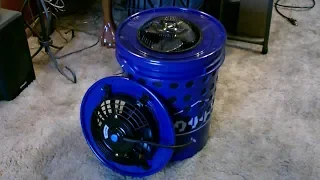 DIY "Activated Carbon" Air Purifier! The "5 Gal. Bucket" All-Odor Air Cleaner! ~ smoke, smog, fumes