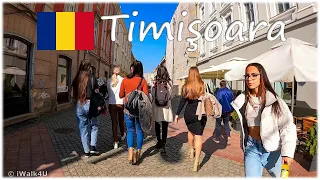 🇷🇴 Timisoara Romania Walk 4K Old Town 🏙 4K Walking Tour ☀️ 🇷🇴 (Sunny Day)