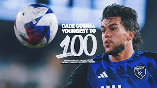 CADE COWELL IS THE YOUNGEST MLS PLAYER TO HIT 100 APPEARANCES