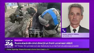 Rușii atacă din cinci direcții în Ucraina. Ar fi reușit să străpungă apărarea ucraineană la Verbove