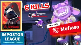 Mofiaso Super Sus Gameplay | Impostor League | 6 Kills