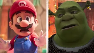 Shrek vs Mario Full Fight ( F**king epic)