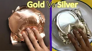 Gold Slime Vs Silver Slime asmr Video ~ 📺 House of diy