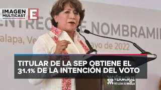 Delfina Gómez gana candidatura de Morena en Edomex