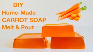 How To Make CARROT SOAP (3 Easy RECIPES) (Melt & Pour)