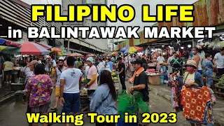 PHILIPPINES WALKING TOUR in BALINTAWAK MARKET | QUEZON CITY MANILA PHILIPPINES 🇵🇭