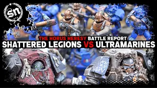 **NEW** Shattered Legions vs Ultramarines & Solar Auxilia - The Horus Heresy (Battle Report)