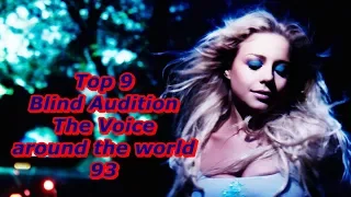 Top 9 Blind Audition (The Voice around the world 93)