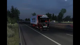 Euro Truck Simulator 2 *DAF XF+WEEDA TRAILER* and MAERSK container!!