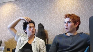 KJ Apa and Cole Sprouse Talk Archie and Jughead in Riverdale Season 2